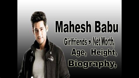 mahesh babu net worth in rupees